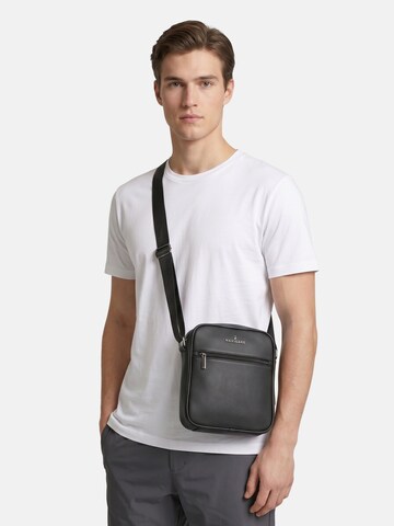 Borsa a tracolla 'Borsa a Tracolla Uomo Navigare - Poliestere Chiusura Zip' di Navigare in nero