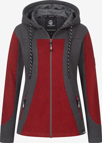 Rock Creek Fleecejacke in Rot: predná strana