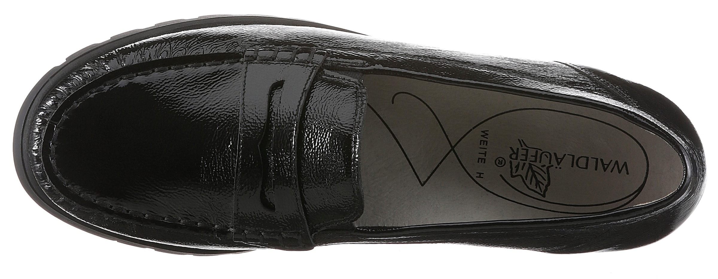 WALDLÄUFER Slipper 'Hegli' in Schwarz