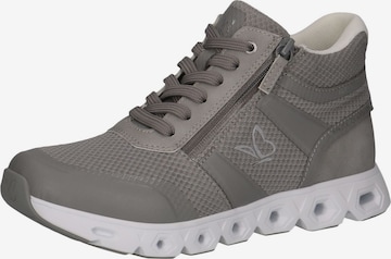 CAPRICE Schnürstiefelette in Grau: Vorderseite