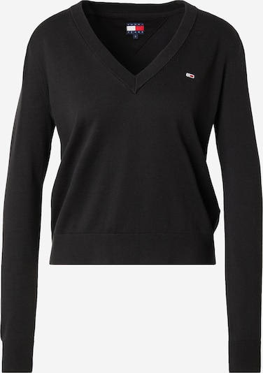 Tommy Jeans Pulover 'Essential' u mornarsko plava / crvena / crna / bijela, Pregled proizvoda