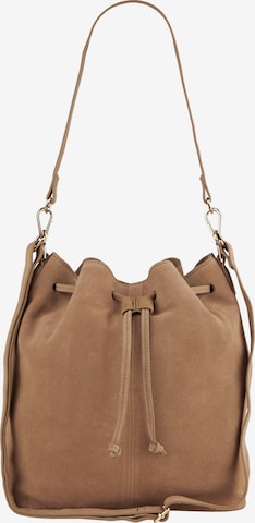 Curuba Handbag in Brown: front