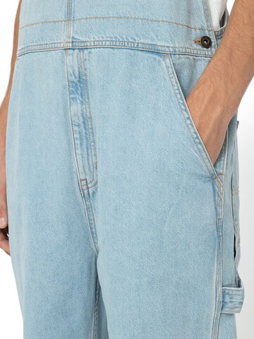 DICKIES - Loosefit Peto vaquero en azul