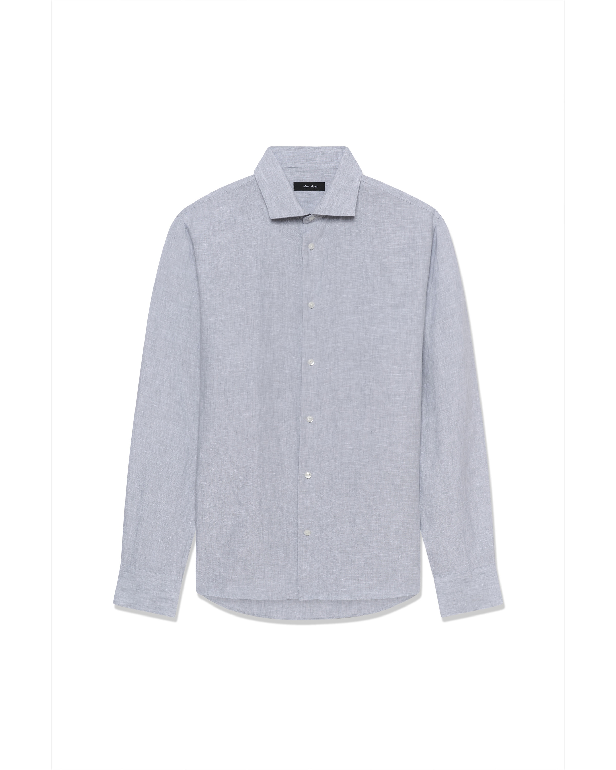 Matinique Button Up Shirt 'Marc' in Blue: front