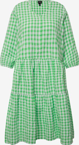 Ulla Popken Dress in Green: front