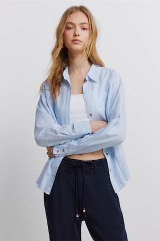 Springfield Bluse i blå: forside