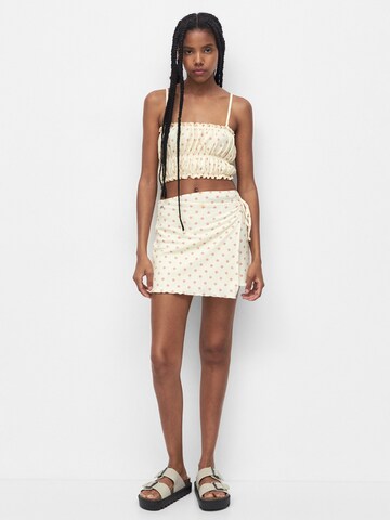 Pull&Bear Skirt in Yellow