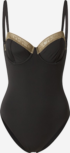 Calvin Klein Swimwear Swimsuit in Light beige / Black, Item view