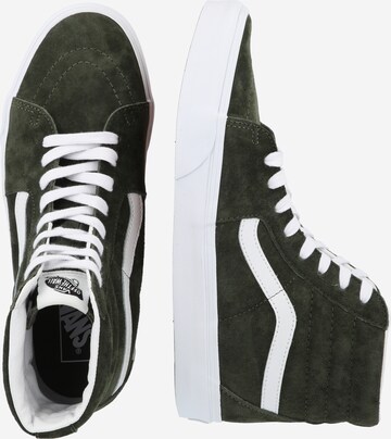 Sneaker alta 'SK8-Hi' di VANS in verde