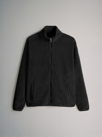 The Set Fleece jas in Zwart