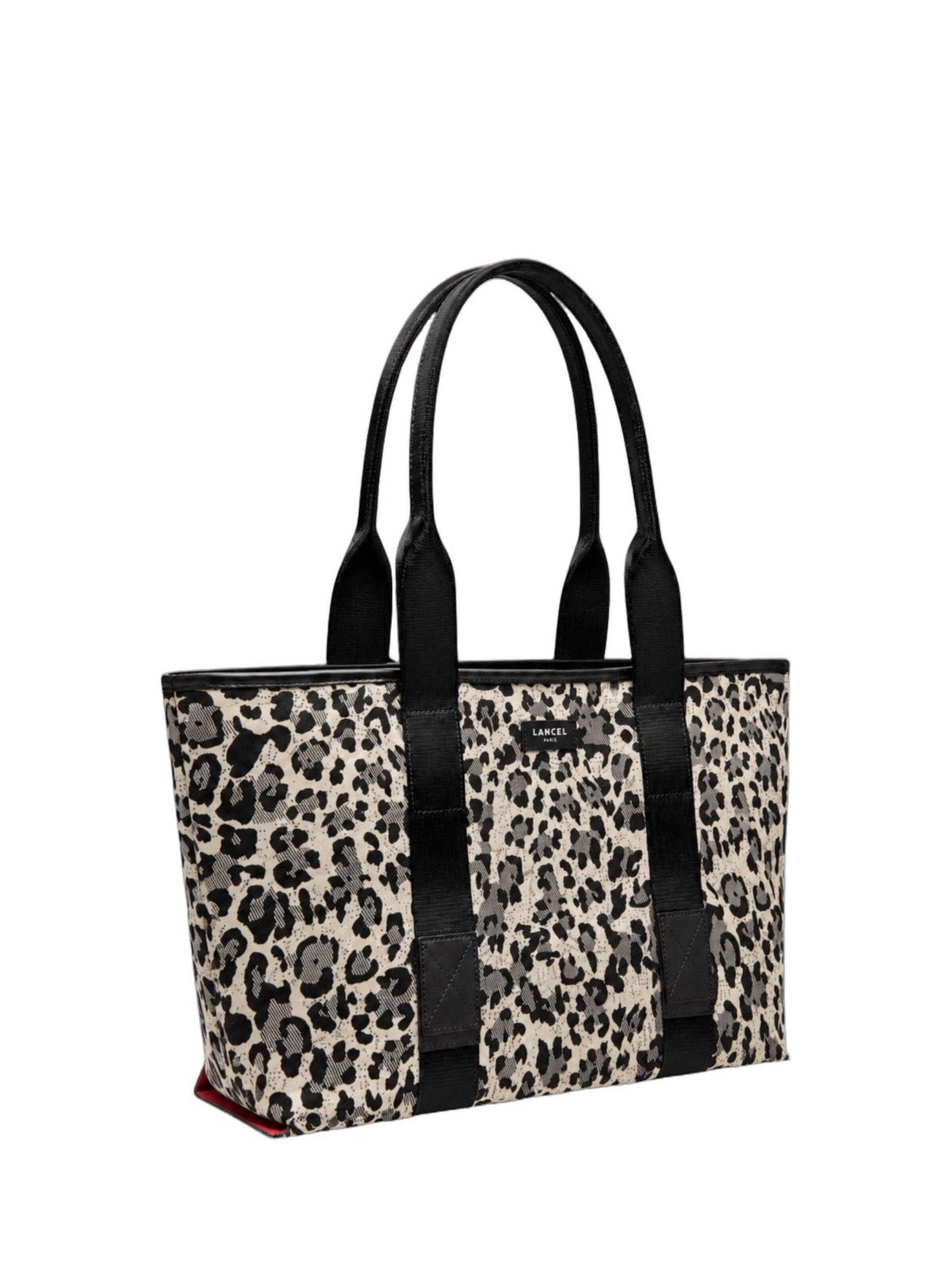 Lancel "Чанта тип ""Shopper""" 'Lancel Sac Cabas M Zippé MISTRAL Rollable MCO Noir' в черно