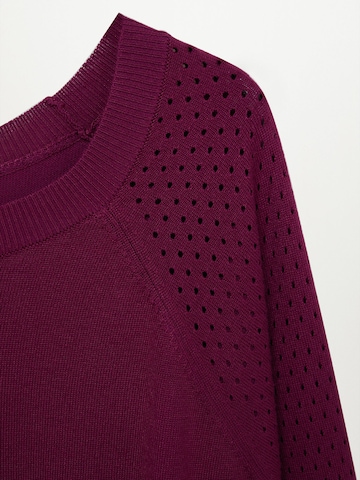 VIOLETA by Mango Pullover in Lila