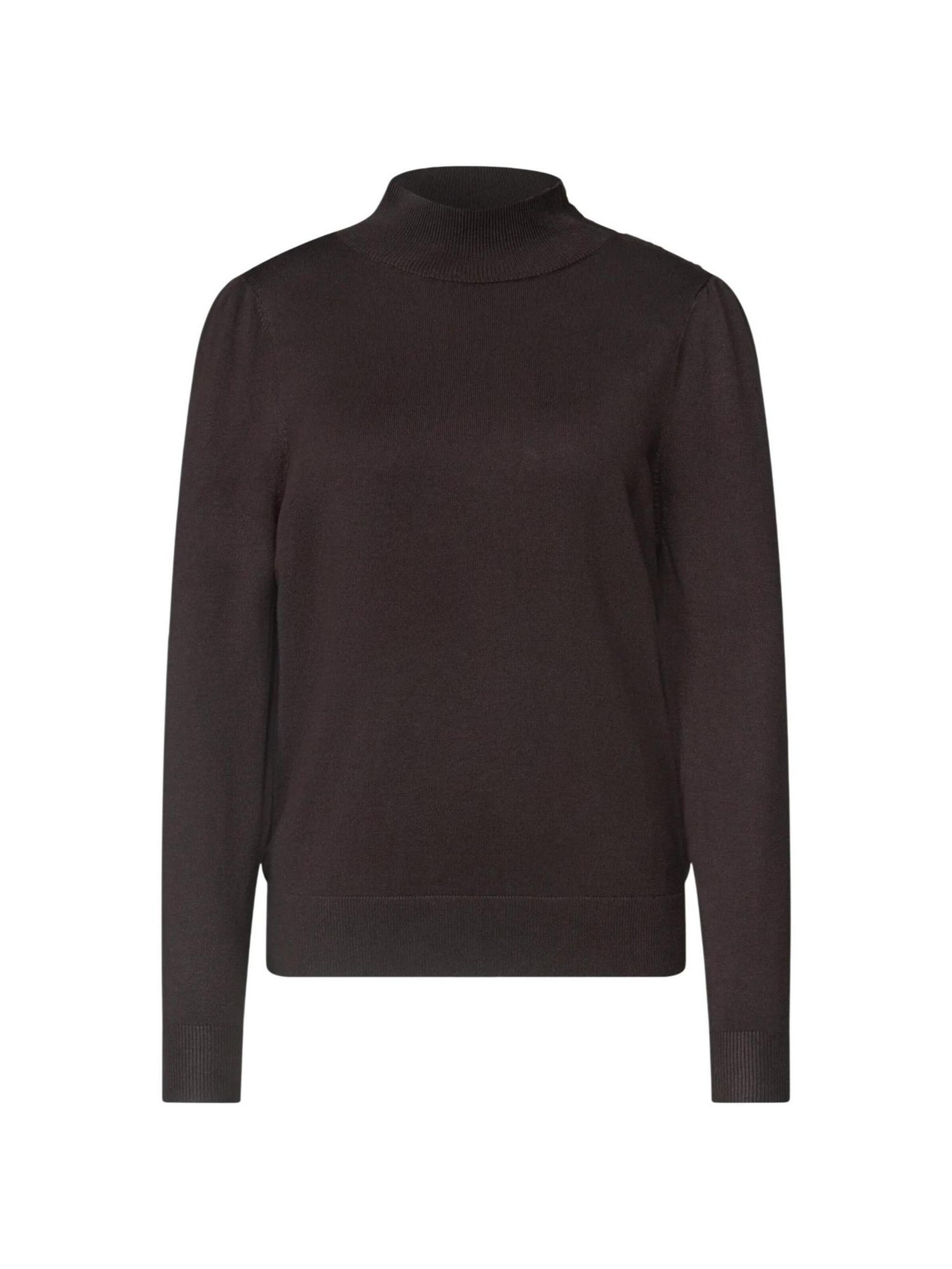 Pullover 'feminine sweater_button detail 304052' di STREET ONE in marrone: frontale