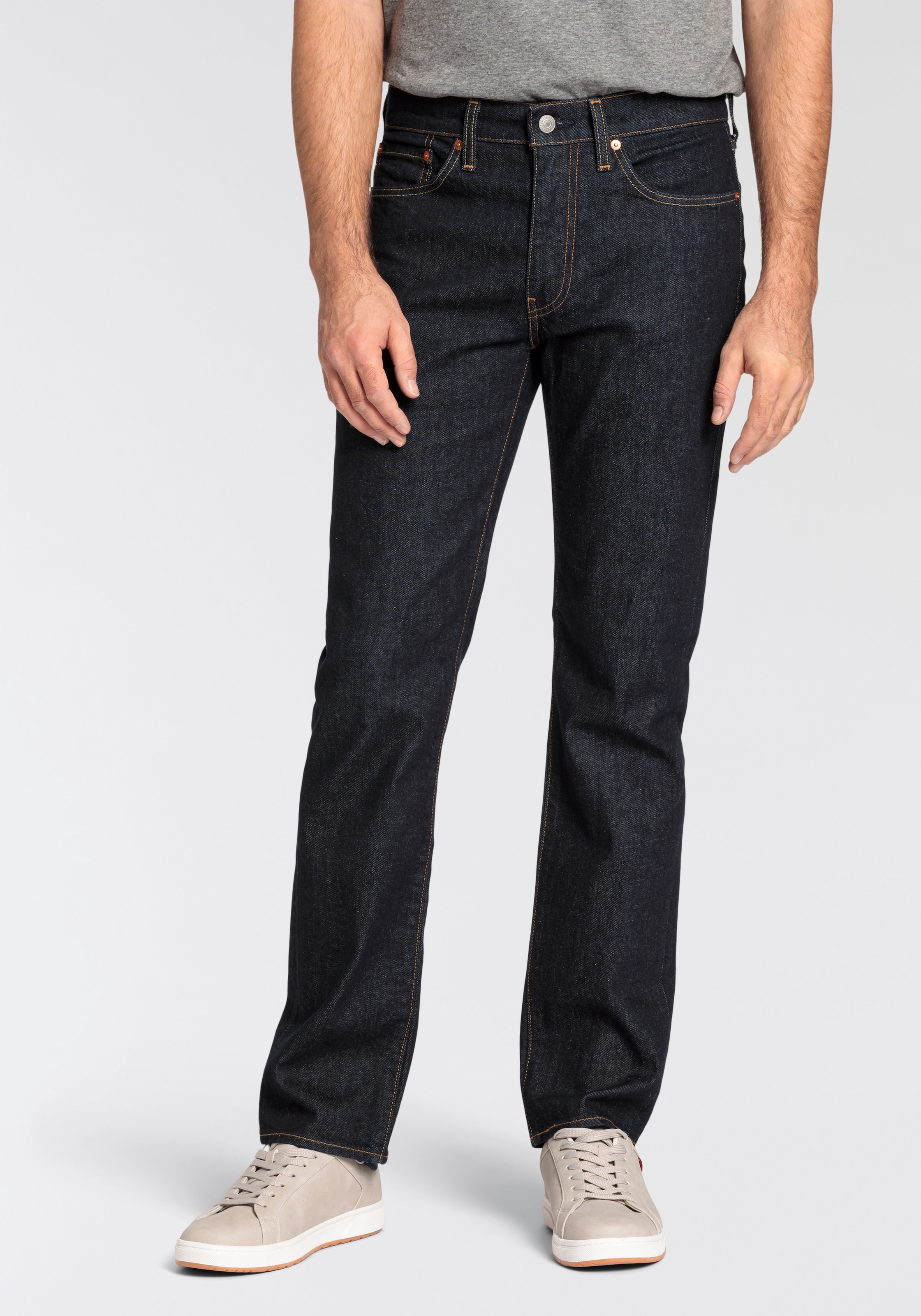 LEVI S Regular Jeans 514 Straight Jeans in Black Denim ABOUT YOU