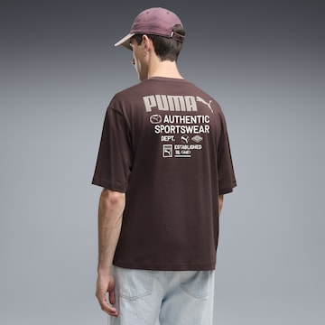 PUMA Funktionsshirt in Braun