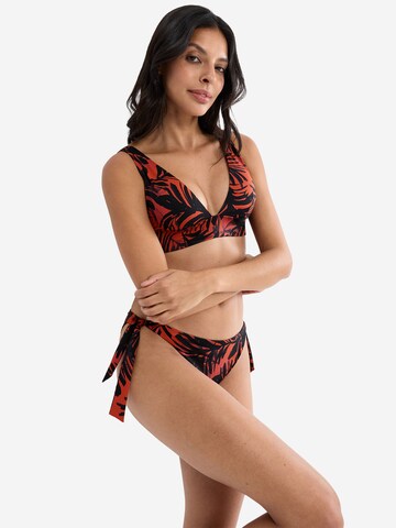 TRIUMPH Bustier Bustier-Bikini-Top ' Red Label Summer Palm ' in Orange