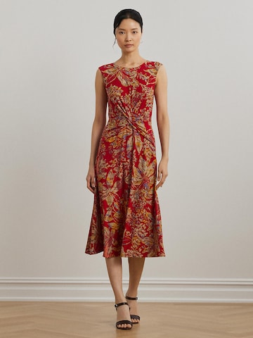 Lauren Ralph Lauren Petite Dress 'TESSANNE' in Red: front