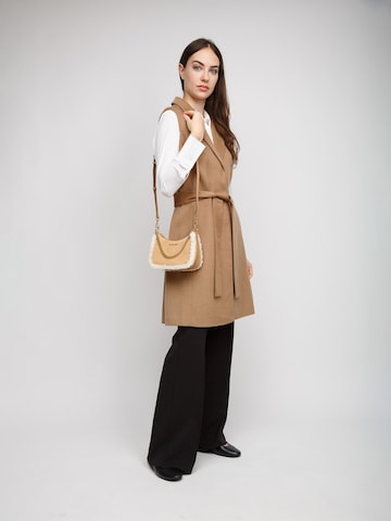 Michael Kors - Bolso de hombro en beige: frente