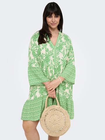 ONLY Carmakoma Jurk 'CARMarrakesh' in Wit: voorkant