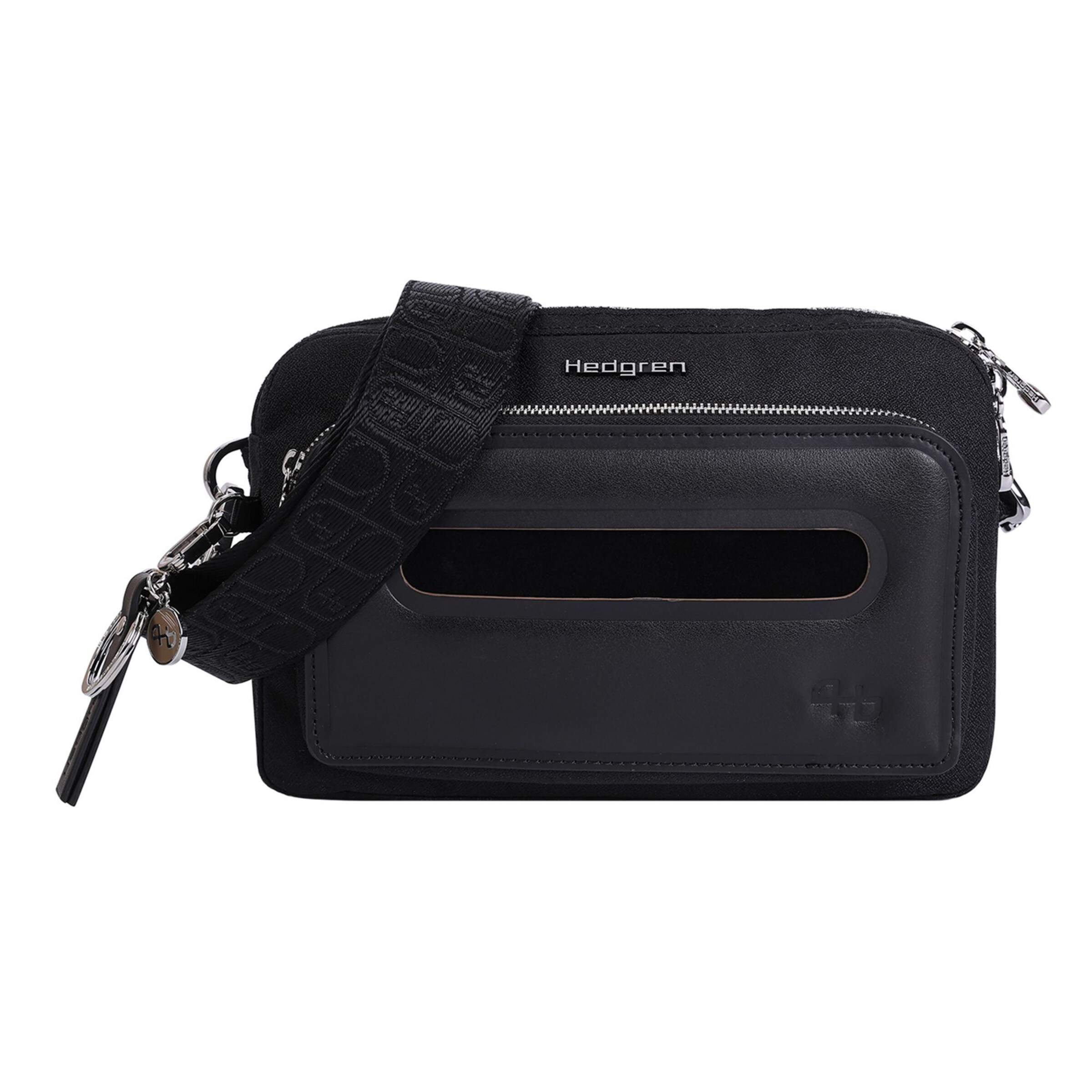 Hedgren Schoudertas 'Fika' in Zwart: voorkant