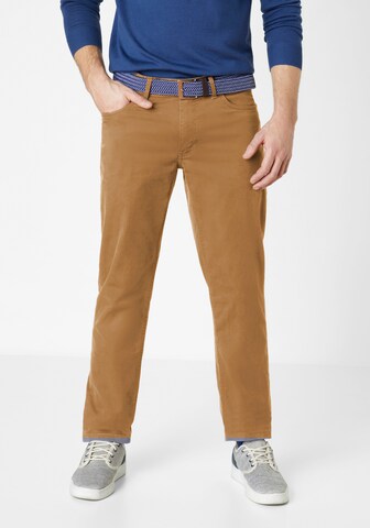 REDPOINT Regular Athletic Pants in Brown: front