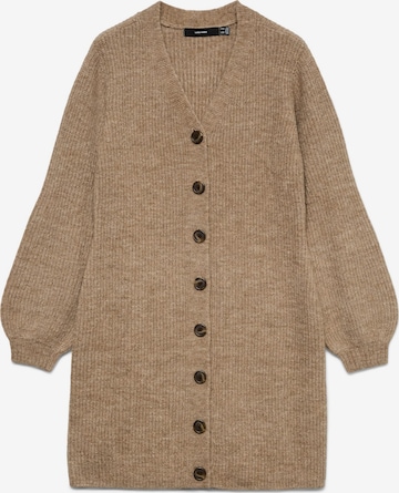 Vero Moda Curve Strikkjole 'VMCLefile' i brun: forside