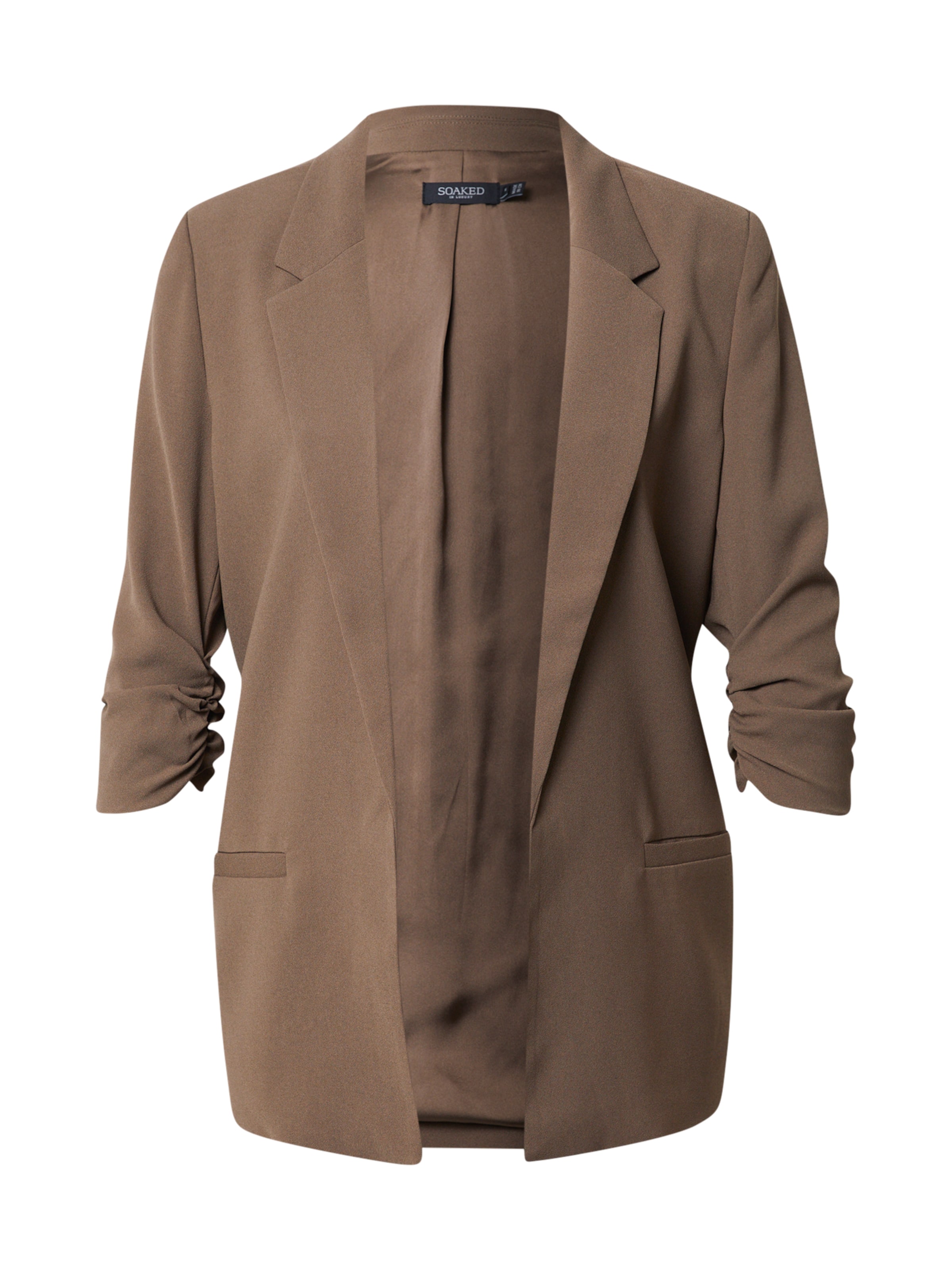 SOAKED IN LUXURY Blazer 'Shirley' in Brown: front