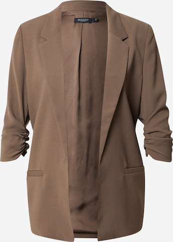 SOAKED IN LUXURY Blazer 'Shirley' in Brown: front