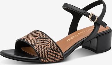 Sandales à lanières MARCO TOZZI en noir : devant