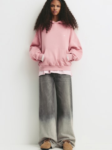 Pull&Bear Sweatshirt 'PACIFIC' in Pink