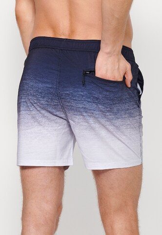 KOROSHI Badeshorts in Blau