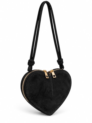 COLLEZIONE ALESSANDRO Schultertasche 'Herz' in Schwarz: Vorderseite