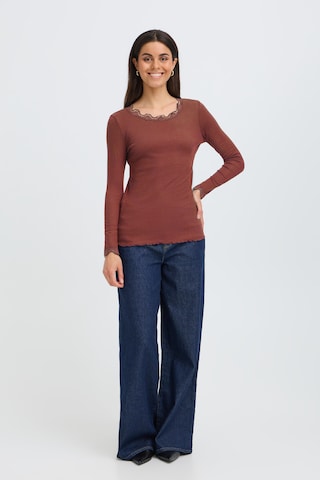 Fransa Shirt 'FRHIZAMOND' in Brown