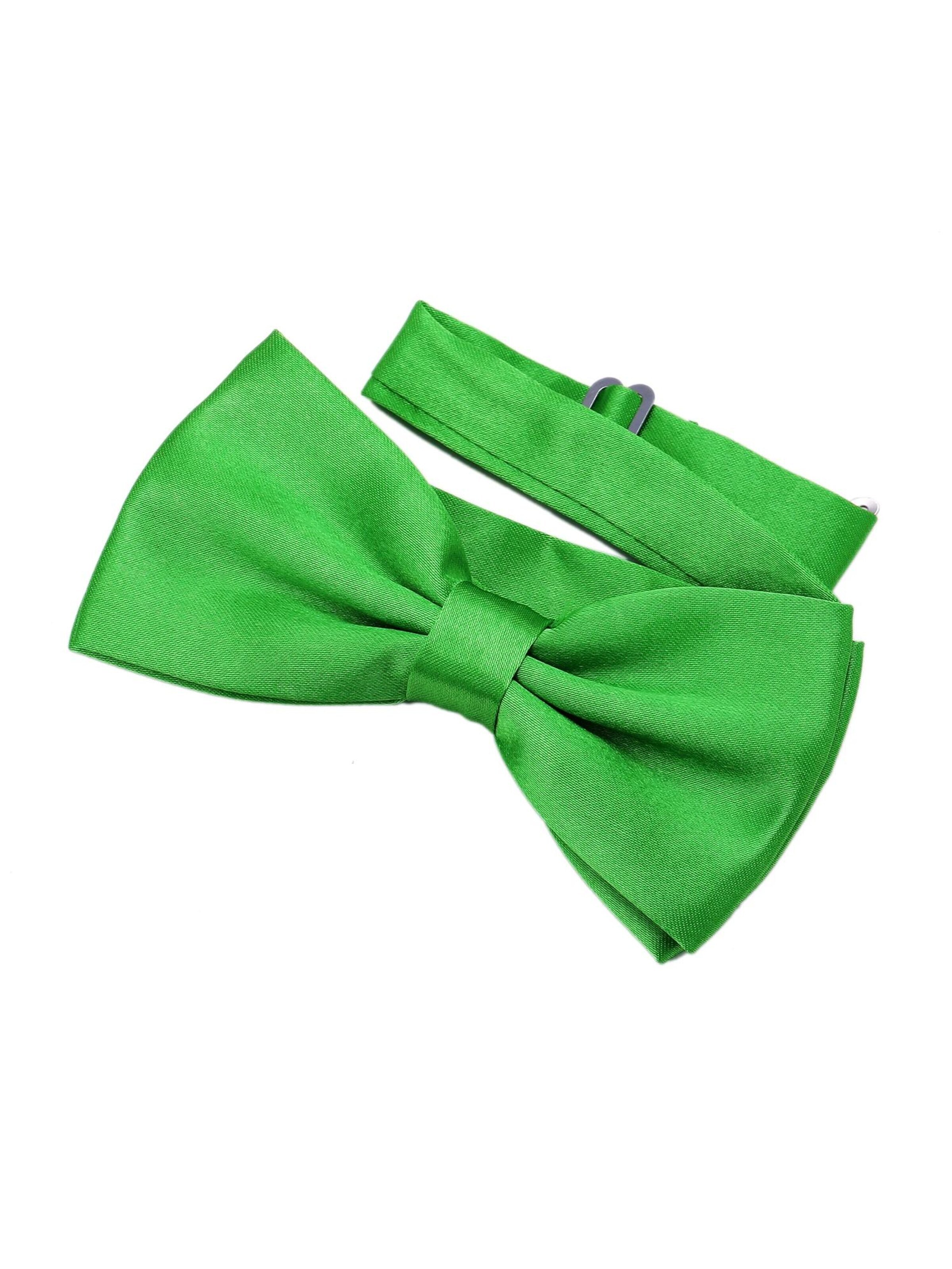 DonDon Bow Tie 'DonDon Edle nachtblaue Fliege Schleife mit Haken - bereits gebunden und verstellbar' in One size in Green, Item view