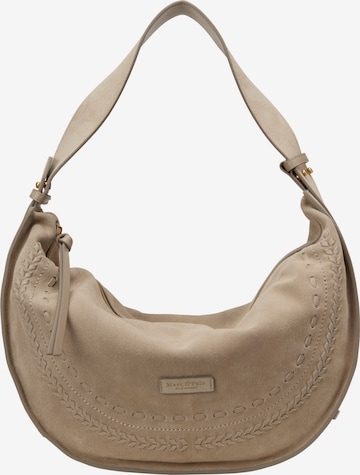 Sac bandoulière Marc O'Polo en beige : devant