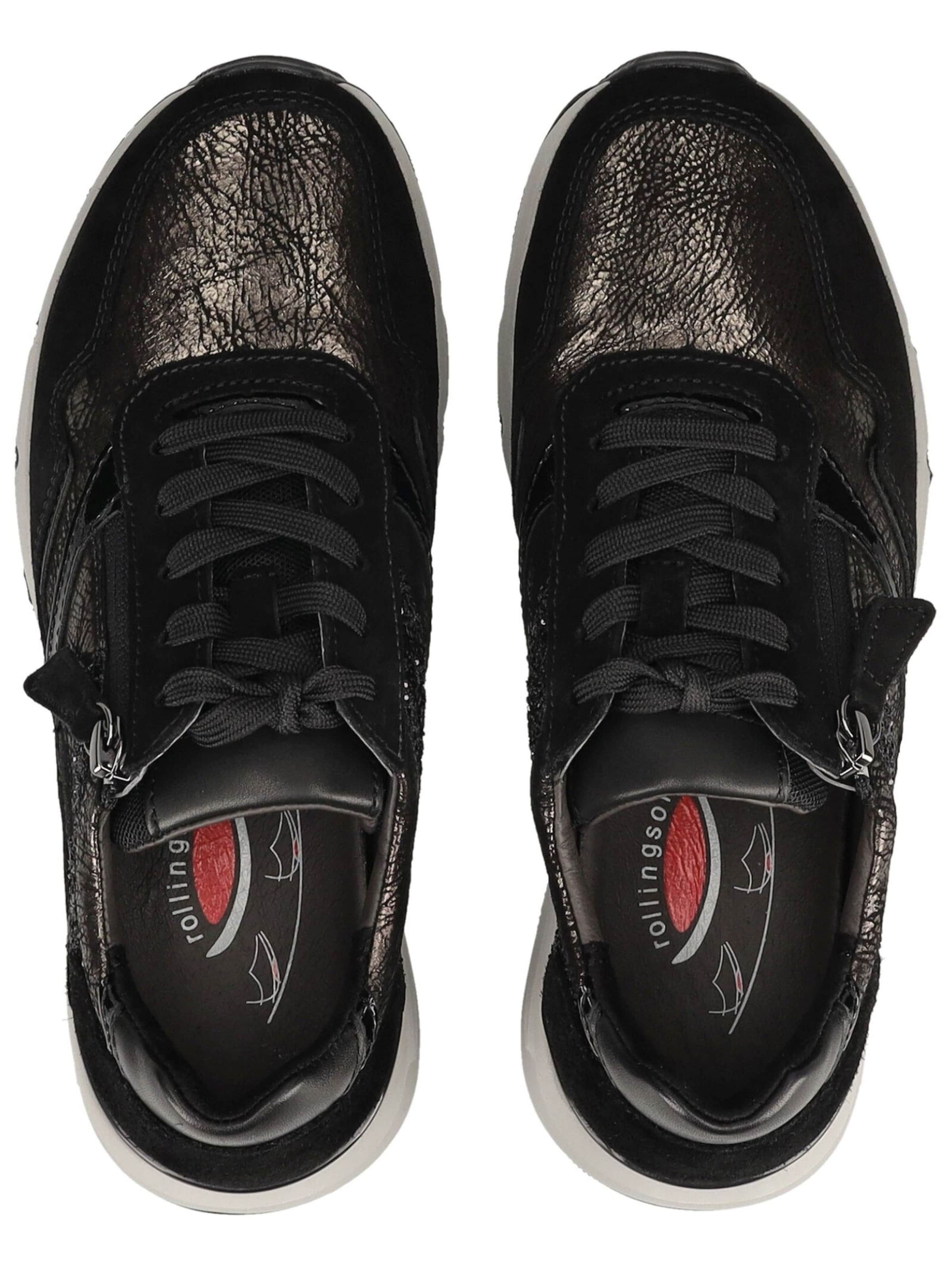 Baskets basses Rollingsoft en noir