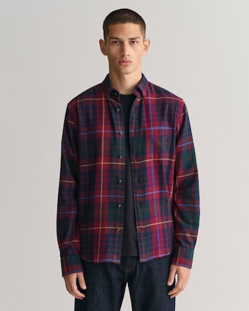 GANT Regular fit Button Up Shirt in Red: front