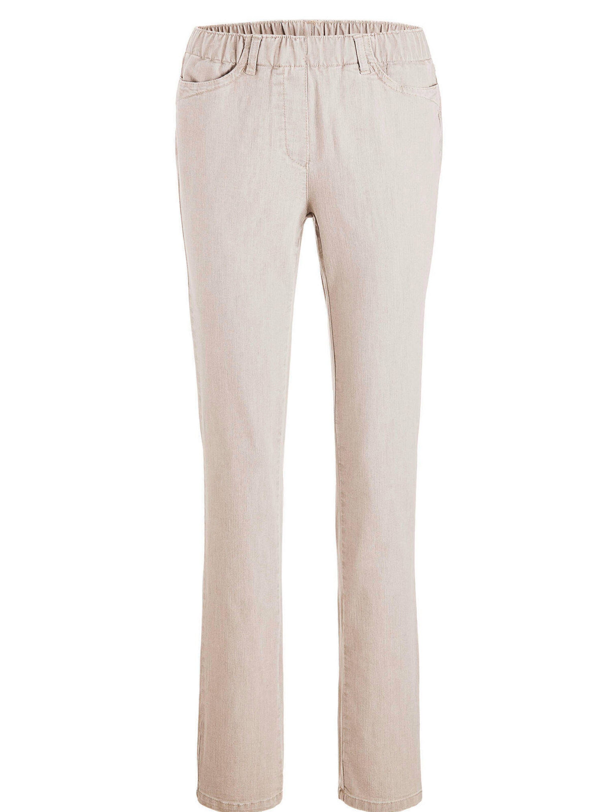 Goldner Regular Jeans 'LOUISA' in Beige: front
