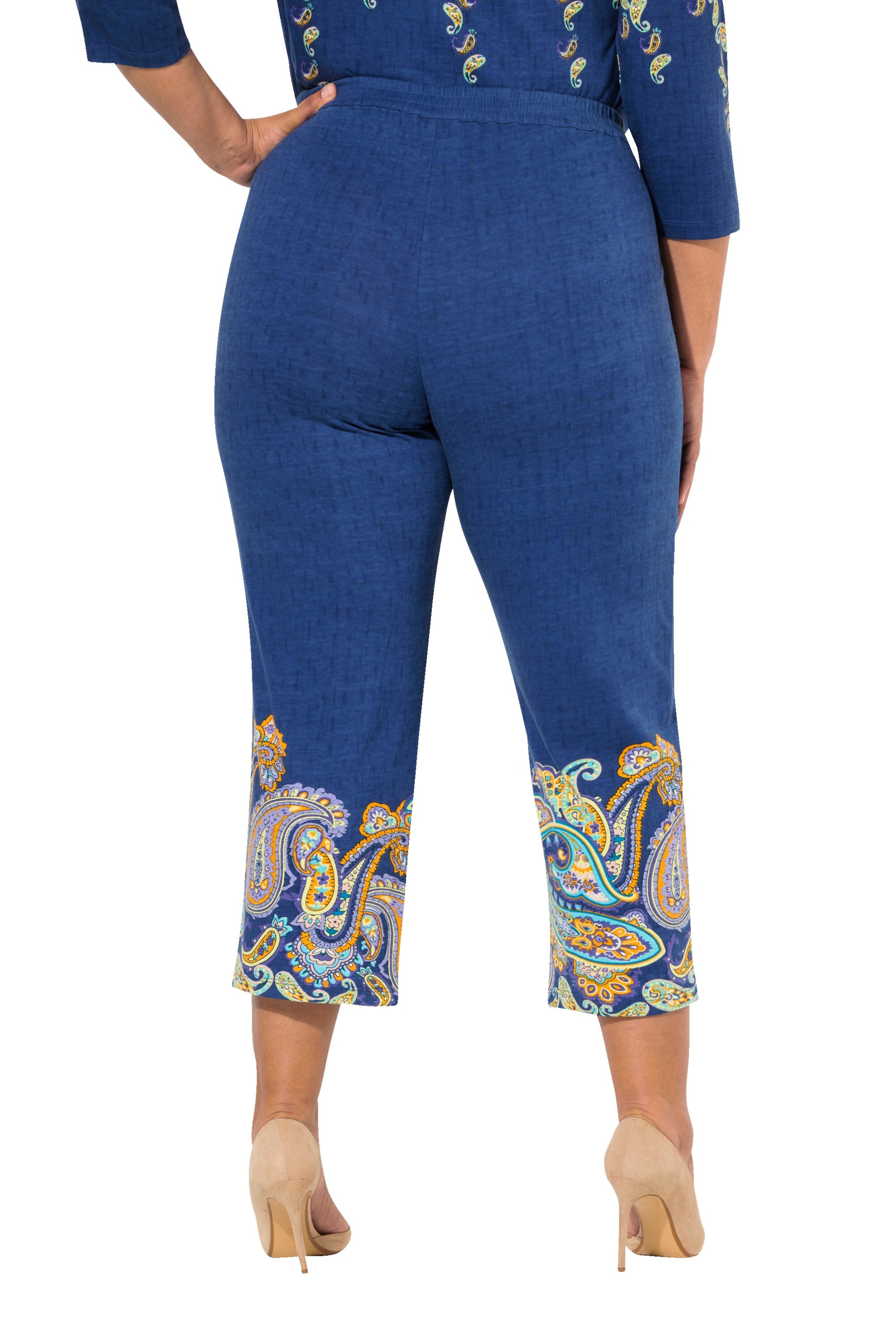 Ulla Popken Regular Trousers in Blue