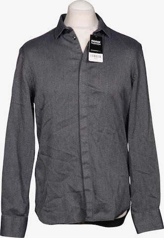 Emporio Armani Hemd L in Grau: Vorderseite