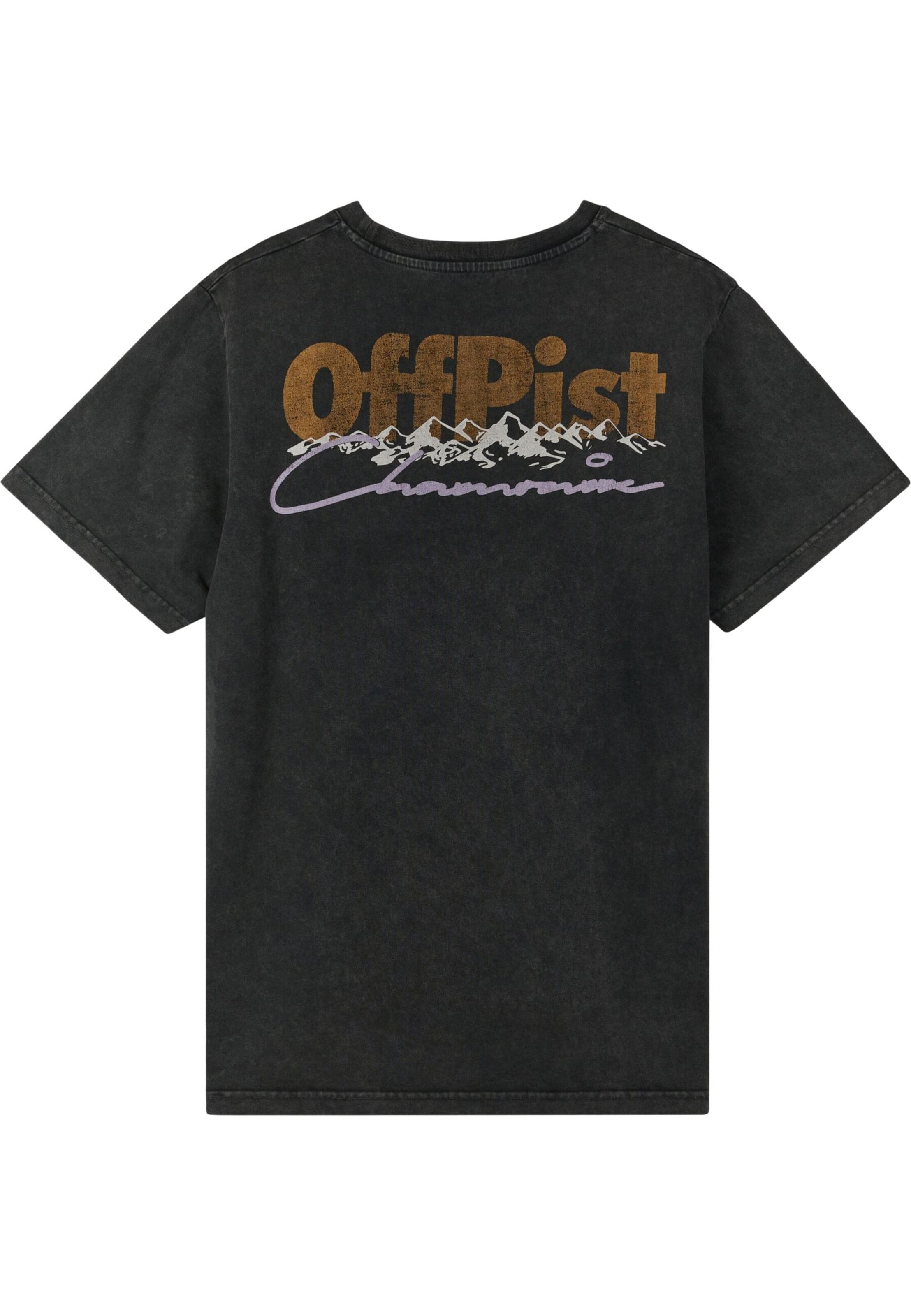 Pica Pica Shirt 'Off Pist Chamonix' in Black