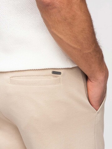 Tapered Pantaloni di Ombre in beige