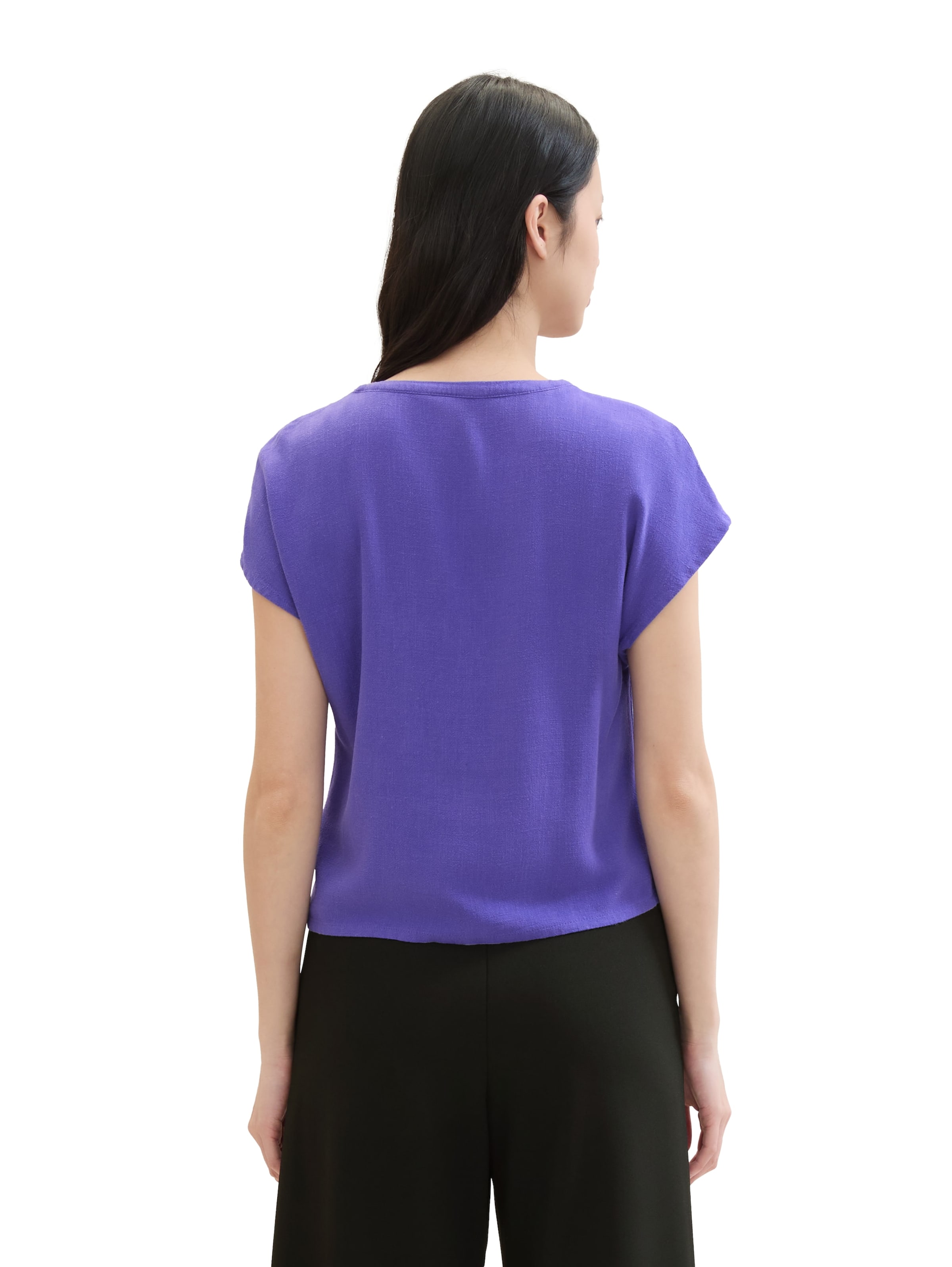 TOM TAILOR DENIM Bluse in Lila