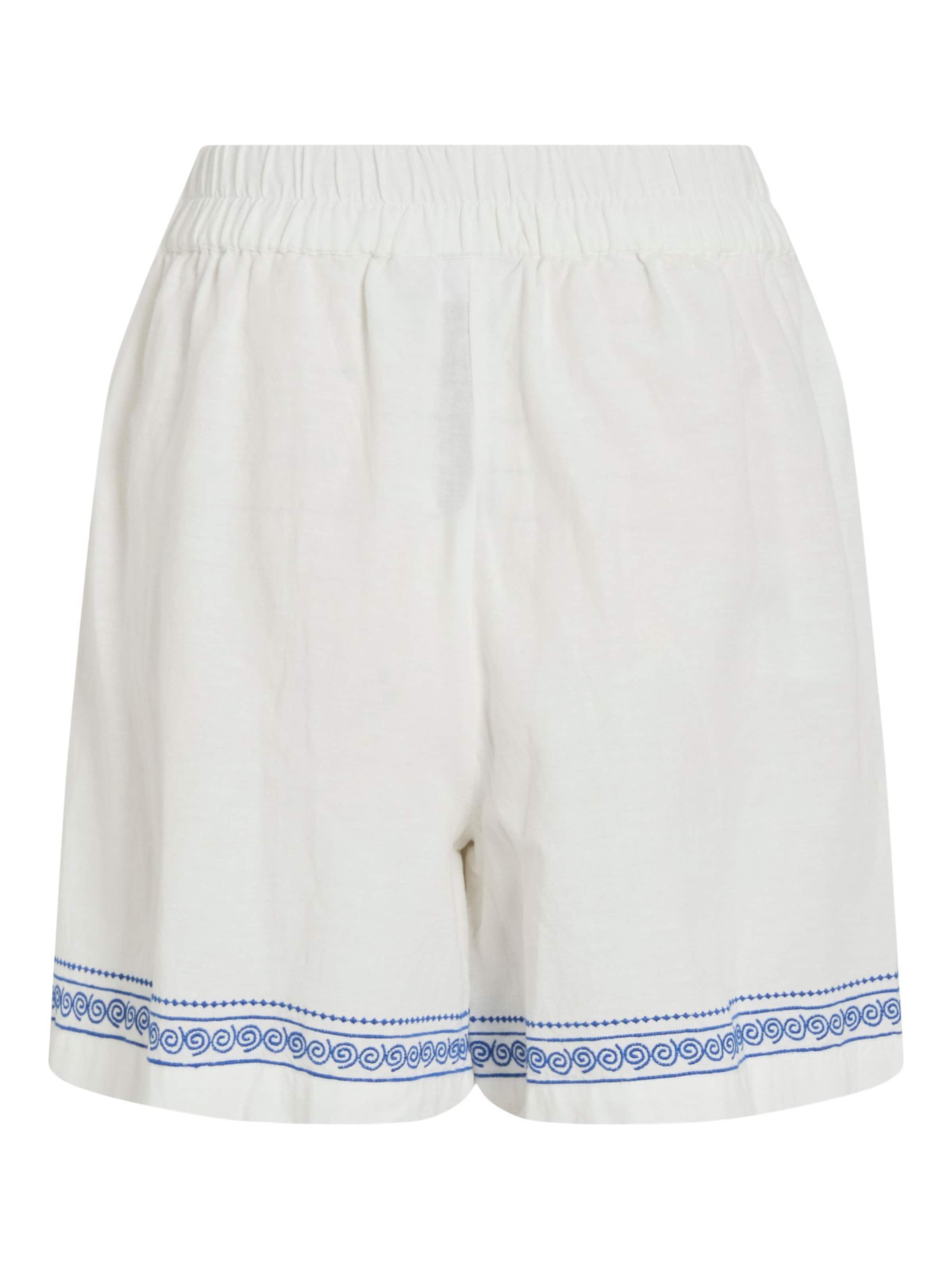 VILA - Loosefit Pantalón 'VIKam' en blanco
