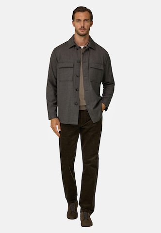 Veste mi-saison Boggi Milano en gris : devant
