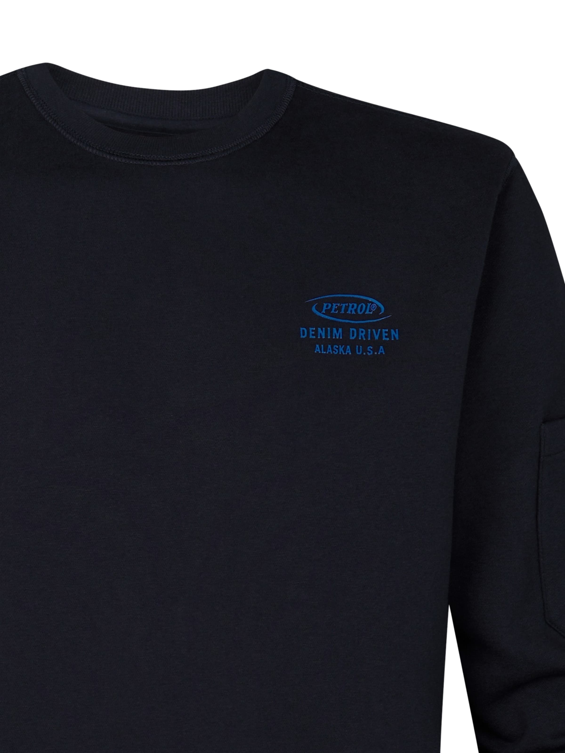 Petrol Industries Sweatshirt i blå