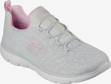 SKECHERS Слипоны в Серый