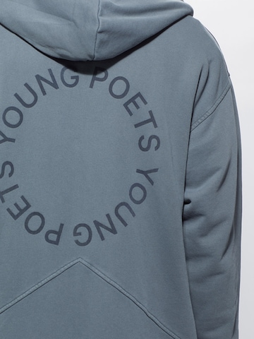 Young Poets - Sudadera con cremallera 'Joris' en gris