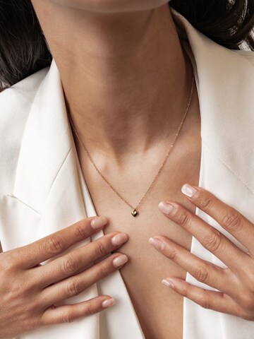 Hey Happiness - Cadena 'Heart Bold' en oro