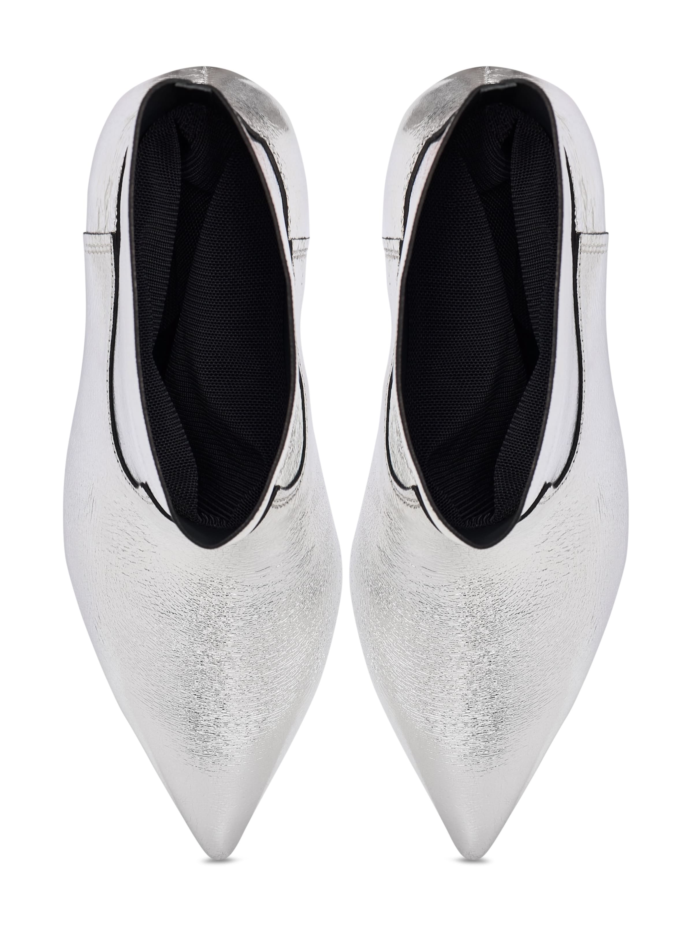 CESARE GASPARI Ankle boots in Silver